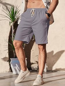 Shorts de Verano con Cintura Elástica y Cordón Ajustable para Playa, Vacaciones, Yoga y Golf, con Bolsillos - Product Image 3