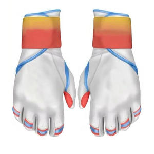 Nouveaux gants de frappeur en cuir véritable, design innovant, qualité supérieure, pour softball, faible MOQ - Product Image 2