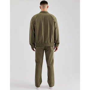 Nouveauté : Survêtements décontractés pour hommes, deux pièces, couleur contrastée, manches longues, hiver, polyester, coupe-vent imperméable - Product Image 4