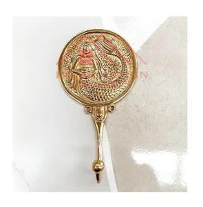 Patère murale en laiton doré pour décoration murale, patère murale en laiton pour vêtements, patère murale en laiton pour salle de bain - Product Image 1