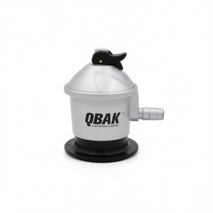 Regolatore di gas QBAK, altezza 10 cm, portatile, per uso con fornello da campeggio - Product Image 2