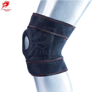 Sangles de soutien pour genoux de qualité supérieure, élastiques renforcées, ajustement confortable et compressif, design réglable pour l'entraînement musculaire - Product Image 2