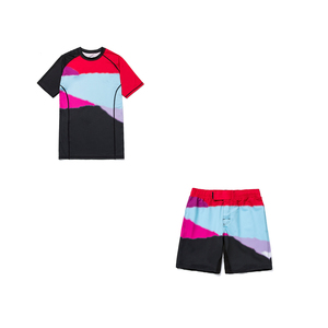 Conjunto de Rashguard y Pantalones Cortos de Artes Marciales Mixtas (MMA) Transpirables, Personalizados con Marca, Unisex, Ligeros, de Poliéster y Spandex, para Grappling y Fitness - Product Image 1