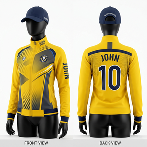 Veste d'entraînement de football pour femmes Elite 240 GSM en tissu polyester extensible à séchage rapide, avec empiècements athlétiques orange, personnalisation par transfert thermique - Product Image 2