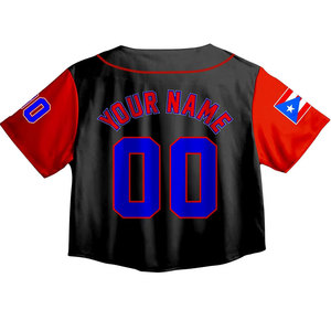 Maillot de baseball personnalisé pour femme, coupe ajustée, en polyester léger et respirant, col en V, manches courtes - Product Image 3