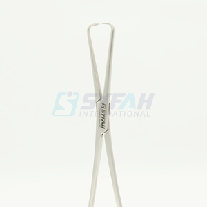 Pinces à serviettes Bernhard 14cm 18cm en acier inoxydable, forceps chirurgical pour serviettes, verrouillage à cliquet, perforant, réutilisable - Product Image 1