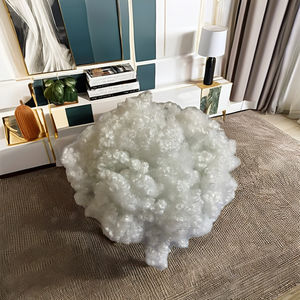 High Quality 15D HCS White Recycled Staple Hollow Conjugated Siliconized Polyester Fiber <b>Sofa</b> Furniture <b>Stuffing</b> Spinning - Product Image 1