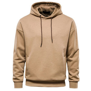 Sweat-shirt à capuche pour homme en molleton de coton, capuche réglable, doux, chaud, manches longues, style décontracté streetwear - Product Image 1