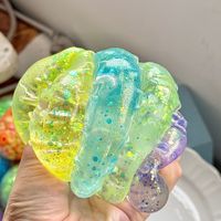Jouet Squishy Créatif en Forme de Gaufre Scintillante de 8 cm, Simulation de Gâteau, Alimentaire, Doux, Anti-Stress, à Presser, Cadeau pour Enfants et Adultes