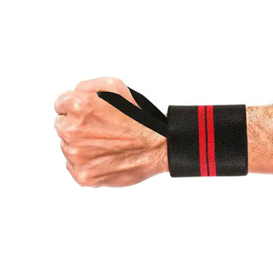 Sangles de poignet de fitness écologiques personnalisées avec logo pour la musculation, la protection des poignets et le powerlifting - Product Image 4