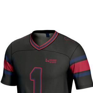 Camisetas de fútbol americano sublimadas personalizadas OEM, nueva llegada, camiseta de fútbol americano personalizada en venta - Product Image 4