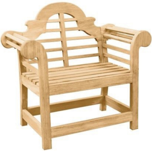 Fauteuil simple en teck, style moderne et épuré, adapté à l'intérieur comme à l'extérieur, durable. - Product Image 3