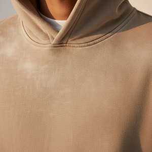 Wholesale Low MOQ Acid Wash Hoodie Custom Logo Heavyweight Oversized Vintage Distressed 100% Cotton Fleece Streetwear Men - Product Image 2