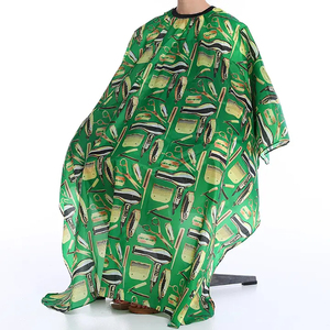 Cape de Coiffure Professionnelle Confortable et Personnalisable en Pongee 100% Polyester Anti-Adhérent pour Salon de Coiffure – Outil de Barbier Imprimé - Product Image 2