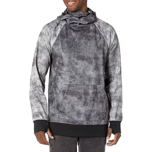 Sudadera con Capucha de Invierno con Lavado Ácido, Personalizada, Extra Grande, Estilo Vintage, de Algodón Orgánico 100%, Ecológica, para Hombre - Product Image 1