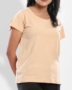 เสื้อยืดผู้หญิงผ้าฝ้ายหนา 240 GSM แบบ OEM สั่งทำพิเศษ ระบายอากาศได้ดี เป็นมิตรกับสิ่งแวดล้อม แห้งเร็ว ไม่ยับ ไม่เป็นขุย ผลิตจำนวนมากจากโรงงาน - Product Image 4