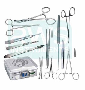 RWS INSTRUMENTS Kit d'instruments chirurgicaux pour sectionnement veineux en acier inoxydable, manuel, certifié CE ISO13485 Classe I RWS-BCI-5030 D&C - Product Image 3