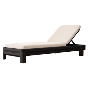 Chaise longue d'extérieur en teck massif, dossier réglable, design moderne, résistante aux intempéries, pour piscine, mobilier personnalisé pour hôtel - Product Image 1
