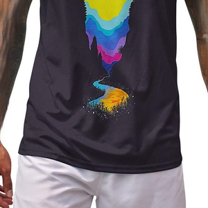 Débardeur de sublimation pour hommes, respirant, confortable, pour usage décontracté, haute qualité, prix abordable, vente en gros OEM - Product Image 6