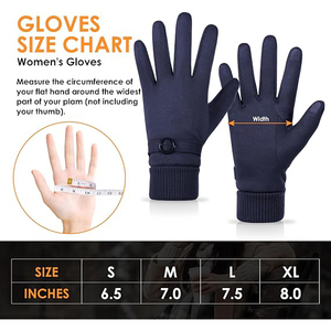 Gants de mode pour femmes en cuir PU, longueur opéra, compatibles écran tactile, détection de la température, écologiques, respirants, doublure cachemire, pour la conduite hivernale - Product Image 2