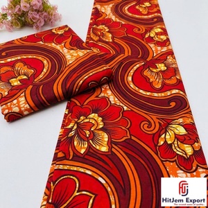 Tissu Popeline Léger 100% Coton Premium avec Imprimé Wax Ankara Imperméable et Résistant aux Déchirures pour Vêtements et Textiles de Maison - Product Image 4