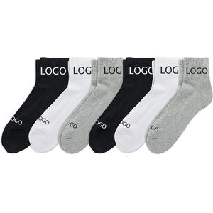 Chaussettes en coton pour enfants, lot de 5, motif rayé avec lettres, douces et respirantes, chaussettes d'école pour garçons et filles - Product Image 2