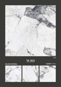 Loseta de porcelana de alta claridad de 600x600 mm diseñada para ofrecer un brillo elegante, textura mínima y una presencia superficial premium. - Product Image 4