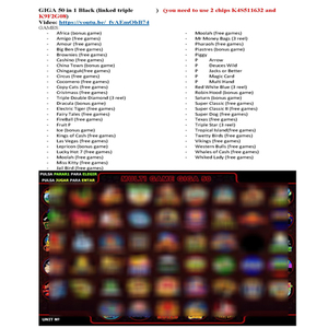 Paula Giga 50 Trong 1 Đa Trò Chơi Hội Đồng Quản Trị XXL Cho Arcade Trò Chơi Cho Đồng Xu Trò Chơi Máy Chúng Tôi Cắm lứa tuổi 8 + Lửa Liên Kết - Product Image 2