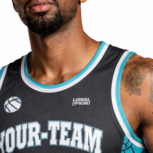 Ensemble maillot et short d'uniforme de basketball pour hommes et jeunes, tissu anti-humidité, couleurs personnalisées, logo, numéros, fabricant OEM en gros - Product Image 2