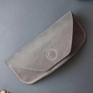 Vintage Full Grain Leather Luxury <b>Sunglasses</b> <b>Case</b> Water Resistant Lightweight Durable Soft Lining Spectacle Protector Bulk - Product Image 1