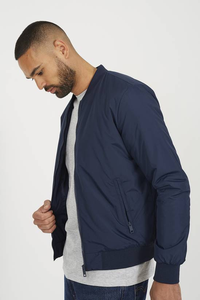 Chaqueta Bomber Original de Diseñador, Bordada Personalizada, Talla Grande, Invierno, OEM, Transpirable, Cortavientos, Informal, para Hombre - Product Image 3