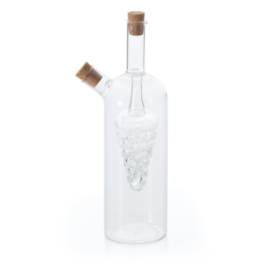 Excelsa Oil And Vinegar Bottle Soffio <b>Glass</b> 25 Cl Transparent - Product Image 1