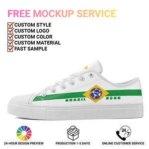 Venta al por Mayor de Zapatos de la <span class=keywords><strong>Copa</strong></span> <span class=keywords><strong>Mundial</strong></span> de Fútbol Brasil 2026, OEM ODM, Impresión Bajo Demanda, Nombre del Equipo, Logotipo Personalizado, <span class=keywords><strong>Zapatillas</strong></span> para Fanáticos FN027-26027054-3 - Product Image 2