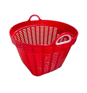 Bulk Perforated Custom Virgin PP Fish Farm <b>Stackable</b> Bale Arm Plastic Fishing Storage <b>Basket</b> for Supermarket 67x47cm - Product Image 1
