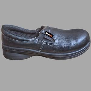 Chaussures de travail antidérapantes en PU du fabricant, confortables et flexibles, à bout rond, à lacets, pour la construction industrielle, chaussures de sécurité en gros - Product Image 4