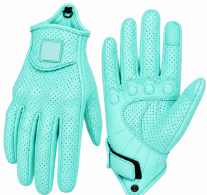 Gants de course en cuir véritable pour hommes et femmes, personnalisés, imperméables, de haute qualité, OEM ODM, faible MOQ - Product Image 1