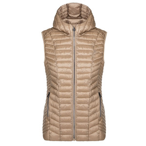 Chaleco Acolchado Negro Personalizado para Mujer, Chaqueta sin Mangas de Diseño, Acolchado con Diamantes - Product Image 1