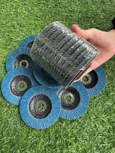 Disque à lamelles professionnel en zircone HGP 100 mm pour meulage de soudures métalliques, abrasif, 72 feuilles, 15000 tr/min, grains 40, 60, 80, 120 - Product Image 5