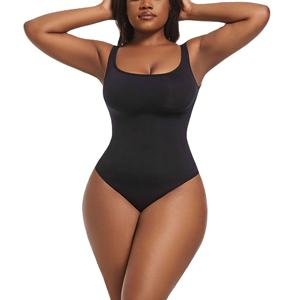 ชุดบอดี้สูทผู้หญิงสำหรับฤดูร้อน เนื้อผ้าโพลีเอสเตอร์นุ่ม ระบายอากาศได้ดี กระชับสัดส่วน ควบคุมหน้าท้อง ชุดออกกำลังกาย ปรับแต่งได้ - Product Image 5