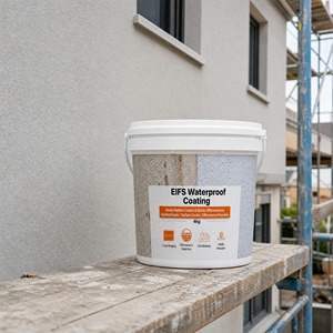 Hairline Low VOC Crack Recoatable Maintenance <b>Waterproof</b> Coating Eco Friendly For EIFS Dryvit 1K Wall Over Existing Finish - Product Image 1