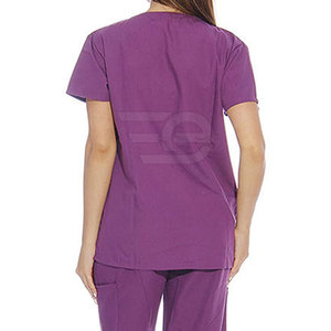 Tenues médicales élégantes pour hommes, ensemble léger et respirant en coton tricoté à 100 %, pour cliniques et hôpitaux, confortables et douces pour les infirmiers. - Product Image 5