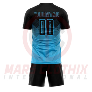 ชุดเสื้อและกางเกงฟุตบอลออกแบบเองสำหรับผู้ใหญ่ ผลิตชุดฟุตบอลมืออาชีพในปริมาณขั้นต่ำน้อย - Product Image 3