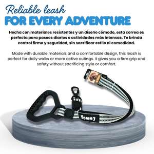 Guinzagli per Animali Domestici Yommy con Impugnatura Ergonomica in Nylon Riflettente, Kit Multicolore 4 Colori - Product Image 6