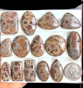 Cabujón de Jaspe Asteroidal Seleccionado, Gema Semipreciosa Natural para Joyería, Estilo Suroeste y Arte Artesanal - Product Image 3