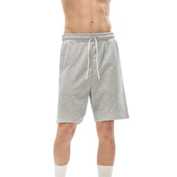 Shorts de survêtement décontractés pour hommes en nylon écologique, couleur unie, noir avoine clair, avec logo personnalisé, vente directe usine 2026