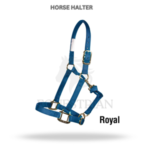 Adjustable Nylon Horse Halter with Metal Buckles and <b>Snap</b> <b>Hook</b> - Product Image 2