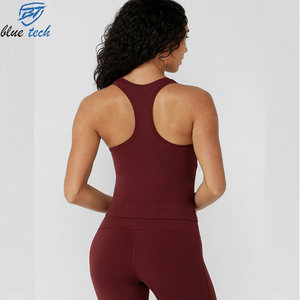 Soutien-gorge de sport premium pour femme, extensible, sans couture, haut de sport court, maintien élevé, pour yoga et entraînement, vêtements de sport - Product Image 4