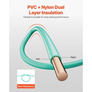 Cavo Elettrico Solido THHN 10 AWG 100% Rame OFC con Guaina in Nylon e Isolamento in PVC 600 Volt, Grado H - Product Image 5