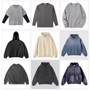 Sudadera con Capucha de Invierno de Alta Calidad, Unisex, Bordada y con Cuentas, de Doble Capa, 100% Algodón, Manga Larga, Venta al Por Mayor, Ropa Urbana, OEM - Product Image 3