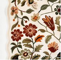 Tapis d'intérieur en laine tufté à la main de qualité supérieure, motif floral moderne, tapis décoratif de luxe pour salon, hôtel, bureau, meilleur prix